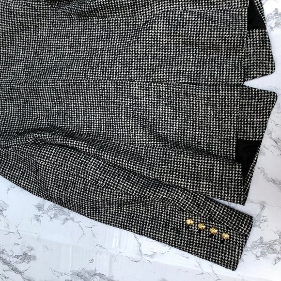 ❌SOLD❌Zara Double Breasted Houndstooth Blazer - Picture 13 of 14